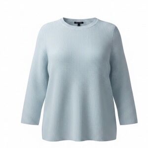 Eileen Fisher Womens Size Large‎ Clearwater Merino Wool Crew Neck Pullover NWT